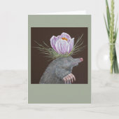 Millie het mol wenskaart kaart (Voorkant)