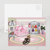 Millie LaRue Franse slaapkamer Briefkaart (Voorkant / Achterkant)