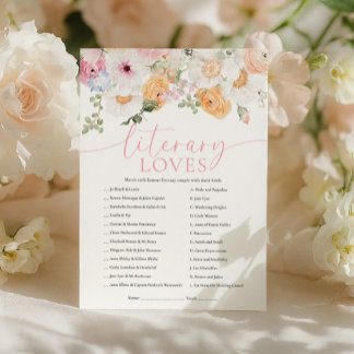 Millie Literary Loves Game Kaart