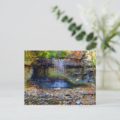Millikin Falls in Autumn, Columbus, Ohio Briefkaart (Staand voorkant)