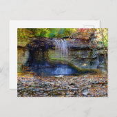 Millikin Falls in Autumn, Columbus, Ohio Briefkaart (Voorkant / Achterkant)