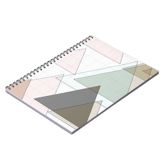 Millimeterpapier Dreiecke graph paper Notitieboek (Linkerzijde)