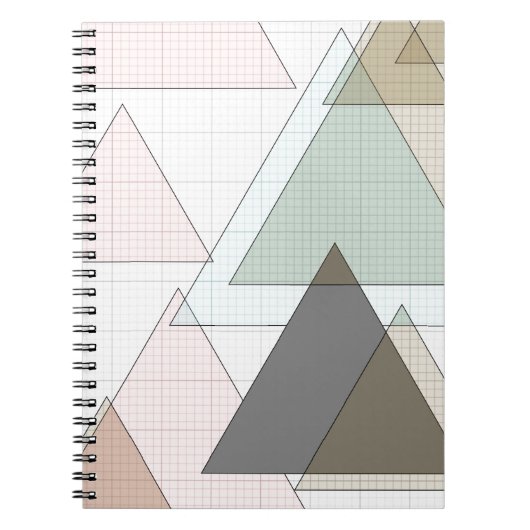 Millimeterpapier Dreiecke graph paper Notitieboek (Voorkant)