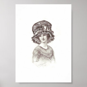 Millinery Herald Afbeelding Poster