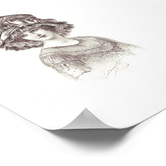 Millinery Herald Afbeelding Poster (Hoek)