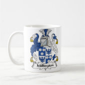 Millington Family Crest Koffiemok (Links)