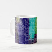 "Million Dollar Dreams" abstract art coffee mug Koffiemok (Voorkant links)