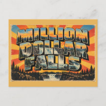 Million Dollar Falls YT Takhanne Rivier Waterval