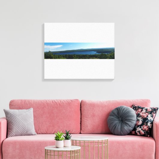 Million Dollar Uitzicht stretched canvas Print (Insitu (Woonkamer))