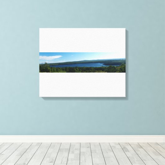 Million Dollar Uitzicht stretched canvas Print (Insitu (Houten vloer))