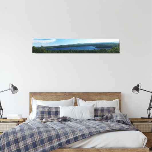 Million Dollar Uitzicht stretched canvas Print (Insitu (Slaapkamer))