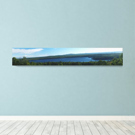 Million Dollar Uitzicht stretched canvas Print (Insitu (Houten vloer))