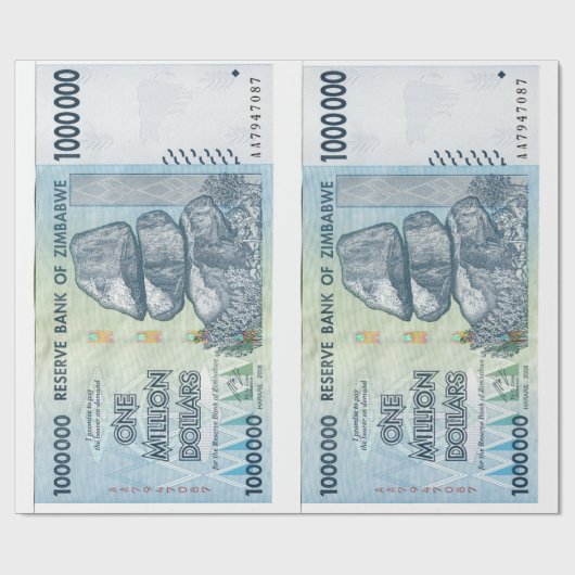 Million Dollar Wrapping Paper Cadeaupapier (Vlak)