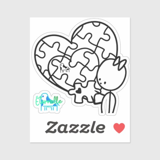 Million Piece Jigsaw Sticker (Vel)