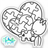 Million Piece Jigsaw Sticker (Voorkant)