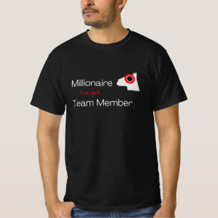 Millionaire Bulleye Doelgroep Essentieel T-shirt