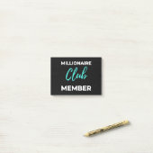Millionaire Club Member Post-it® Notes (Op bureau)