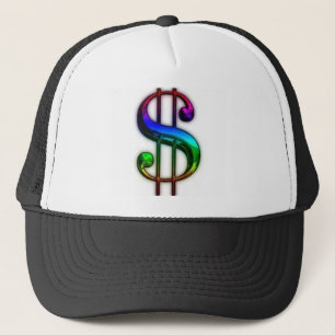 MILLIONAIRE DOLLAR SIGN TRUCKER HAT #3 PET