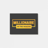 MILLIONAIRE IN DE MAAK POST-IT® NOTES (Voorkant)