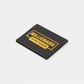 MILLIONAIRE IN DE MAAK POST-IT® NOTES (Schuin)