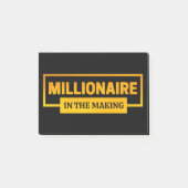 MILLIONAIRE IN DE MAAK POST-IT® NOTES (Voorkant)