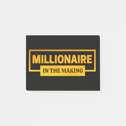 MILLIONAIRE IN DE MAAK POST-IT® NOTES (Voorkant)
