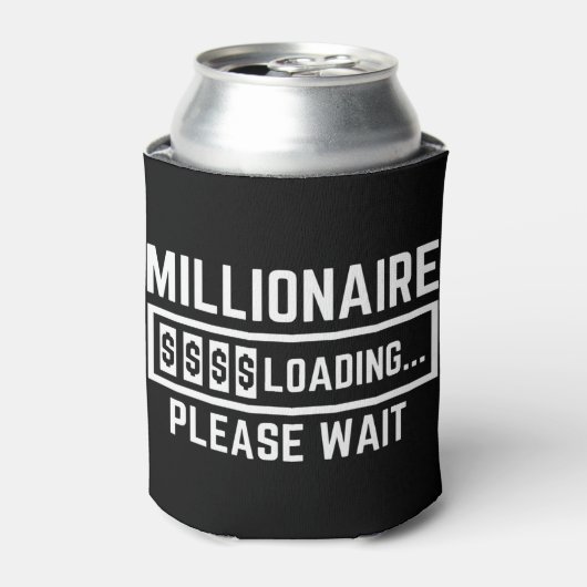 Millionaire Loading Please Wait Blikjeskoeler (Blikje Voorkant)