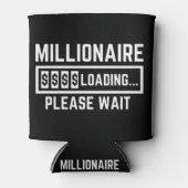 Millionaire Loading Please Wait Blikjeskoeler (Voorkant)