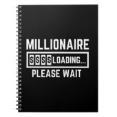 Millionaire Loading Please Wait Notitieboek (Voorkant)