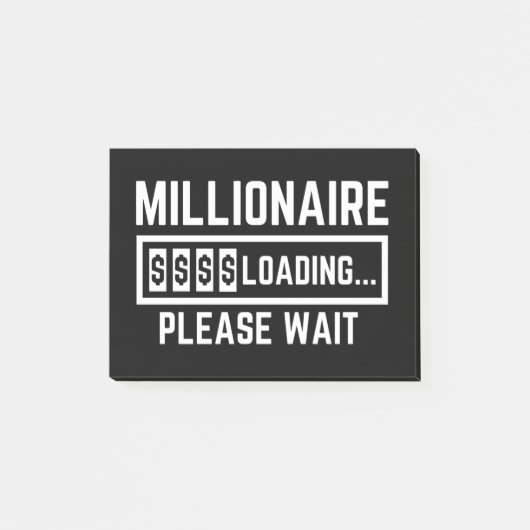 Millionaire Loading Please Wait Post-it® Notes (Voorkant)