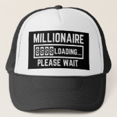 Millionaire Loading Please Wait Trucker Pet (Voorkant)