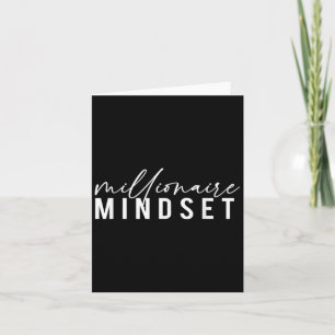 Millionaire Mindset Inspirerend geest Motivaties Kaart