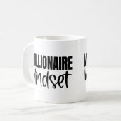 Millionaire Mindset Koffiemok (Voorkant links)