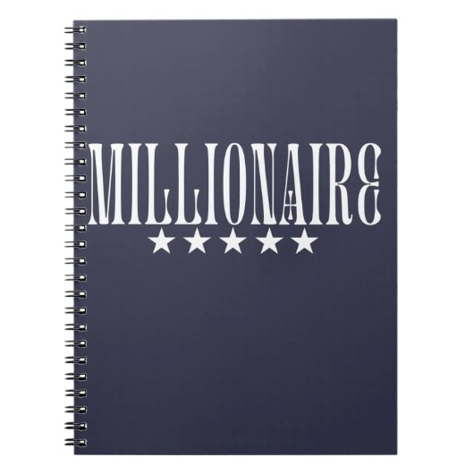 MILLIONAIRE NOTITIEBOEK (Voorkant)