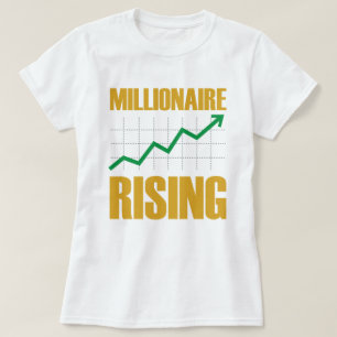 Millionaire opkomst van vrouwen t-shirt