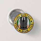 Millionaire Romance Boek Club Badge Ronde Button 3,2 Cm (Voorkant /achterkant)