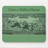Millionaire wenst Mousepad Muismat (Voorkant)