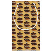 Millionaire's Shortbread Caramel Squares Slice Klein Cadeauzakje (Achterkant)