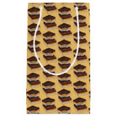 Millionaire's Shortbread Caramel Squares Slice Klein Cadeauzakje (Voorkant)