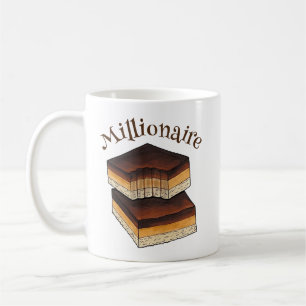 Millionaire's Shortbread Caramel Squares Slice Koffiemok