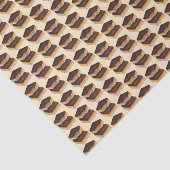 Millionaire's Shortbread Caramel Squares Slice Tissuepapier (Detail)