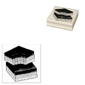 Millionaire's Shortbread Caramel Squares UK Food Rubberstempel (Gestempeld)