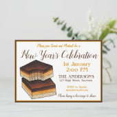 Millionaire's Shortbread Scottish New Year's Party Kaart (Staand voorkant)