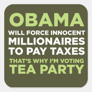 Millionaires Vierkante Sticker