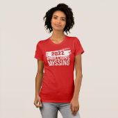 #MillionMissing 2022 T-shirt vrouwen (Voorkant volledig)
