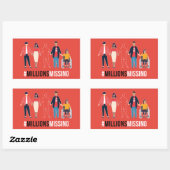 #MillionsMissin mensen sticker (Vel)