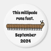 Millipede, bruin magneet (Voorkant)