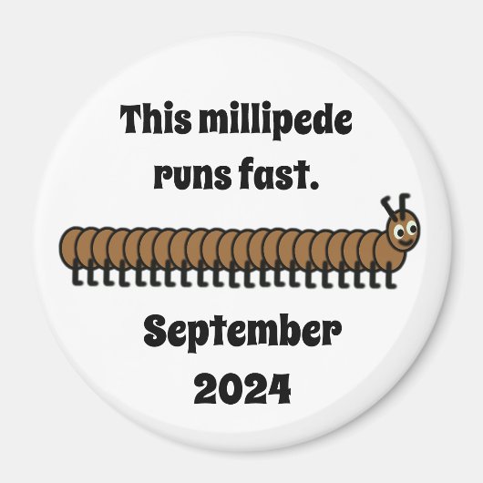 Millipede, bruin magneet (Voorkant)