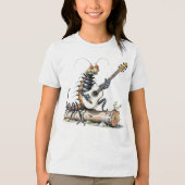 Millipede-gitarist Tri-Blend Shirt (Voorkant)