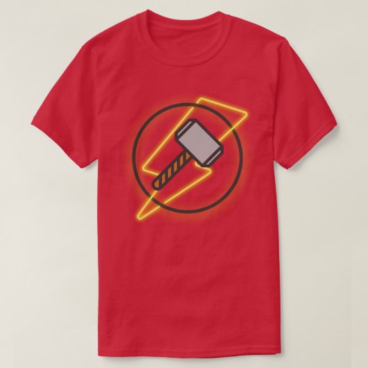 Millir god van bliksem en donder t-shirt (Design voorkant)